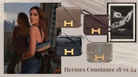 hermes constance 18 vs 24|Hermes constance c18 bag size.